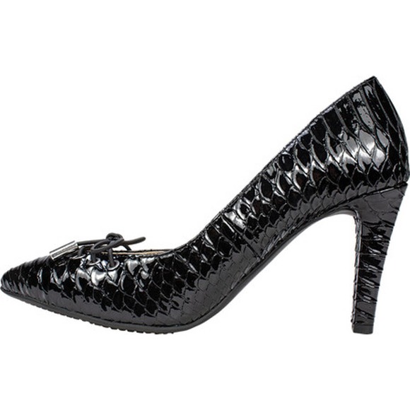 NIB Rialto Sz 7.5M MULLY Patent Leather Snakeskin Shoes Pumps Heels - Picture 3 of 6